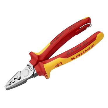 VDE Crimping Pliers with Tether Point 180mm
