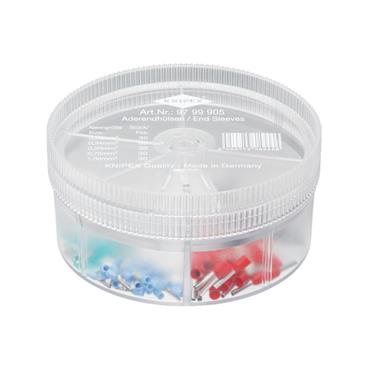 Insulated Wire Ferrules Assortment Box, 150 Piece