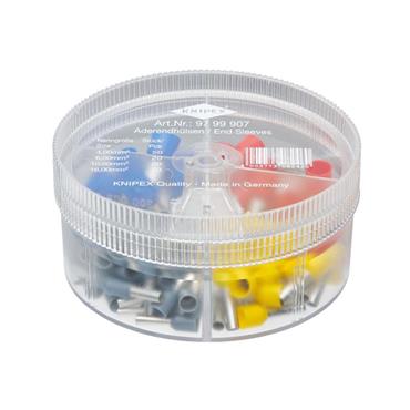 Insulated Wire Ferrules Assortment Box, 100 Piece