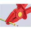 98 62 01 Flat Nose Plastic Insulated Pliers 180mm