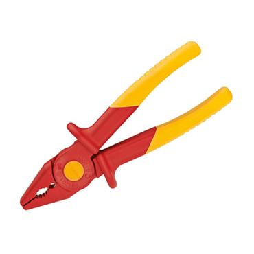 98 62 01 Flat Nose Plastic Insulated Pliers 180mm