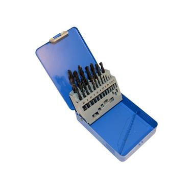 Rolled HSS Twist Drill Bit Set, 25 Piece