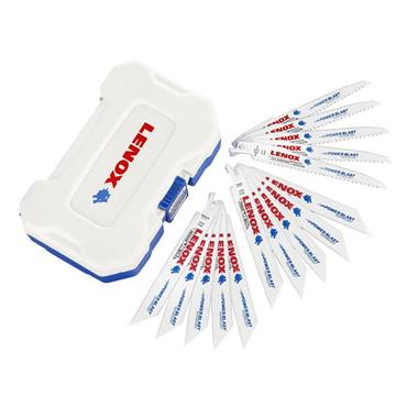 General Purpose Reciprocating Saw Blade Set, 15 Piece