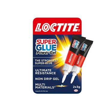 Super Glue Power Gel Tube 2 x 3g