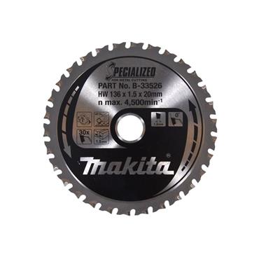 B-33526 Specialized for Metal Cutting Saw Blade 136 x 20mm x 30T