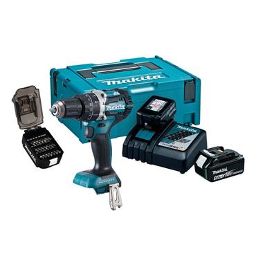 DHP484TJX9 50th Anniversary LXT Brushless Combi Drill 18V 2 x 5.0Ah Li-ion