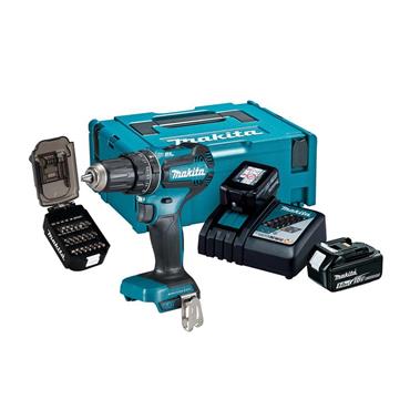 DHP485TJX8 50th Anniversary LXT Brushless Combi Drill 18V 2 x 5.0Ah Li-ion