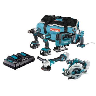 DLX6130TX1 LXT 6 Piece Combo Kit 18V 3 x 5.0Ah Li-ion