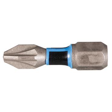 Premier Torsion Impact Screwdriver Bits PZ2 x 25mm (Pack 2)