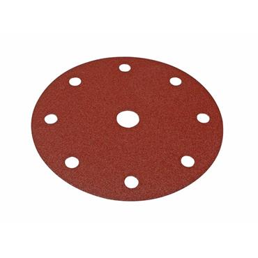 Hook & Loop Abrasive Disc 150mm 120G (Pack 10)