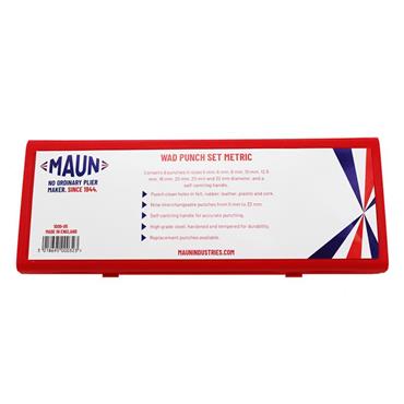 Metric Wad Punch Kit, 9 Piece