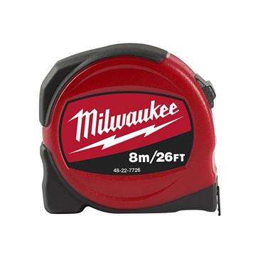 Slimline Tape Measure 8m/26ft (Width 25mm)