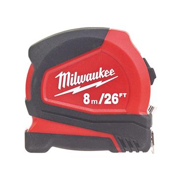Pro Compact Tape Measure 8m/26ft (Width 25mm)
