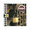 Solid Brass 40mm Padlock 4-Pin - Keyed Alike x 2