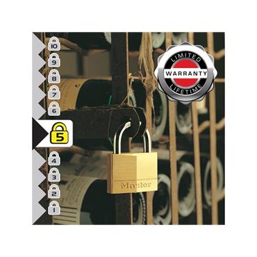 Solid Brass 40mm Padlock 4-Pin