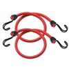 Twin Wire Bungee Cord 60cm Red 2 Piece
