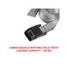 Lashing Strap with Metal Buckle, Grey 2.5m 150kg (Pack 2)