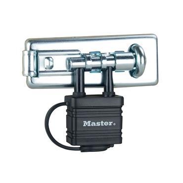 Bolt Hasp with Integrated Lock 110mm