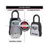 5400E Portable Shackled Combination Key Lock Box (Up To 3 Keys)