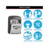 5401 Medium Select AccessÂ® Key Lock Box (Up To 3 Keys) - Grey