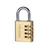 Brass Finish 40mm 4-Digit Combination Padlock