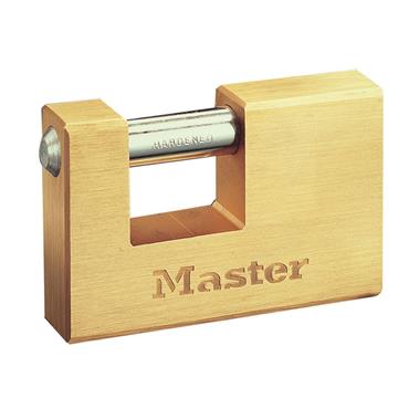 Rectangular 63mm Solid Brass Body Shutter Padlock
