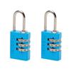 Aluminium  3-Digit Combination 20mm Padlock Colour x 2