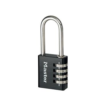 Black Finish 40mm 4-Digit Combination Padlock - 51mm Shackle