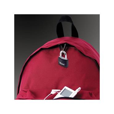 Aluminium Black Vinyl Cover 40mm Padlock 4-Pin