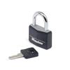 Aluminium Black Vinyl Cover 40mm Padlock 4-Pin