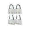 Aluminium 40mm Padlock 4-Pin - Keyed Alike x 4