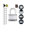 Excellâ„¢ Laminated Steel 64mm Padlock 5-Pin - 38mm Shackle