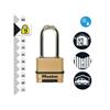 Excellâ„¢ 4-Digit Combination 50mm Padlock - 51mm Shackle