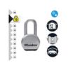 Excellâ„¢ Chrome Plated 54mm Padlock