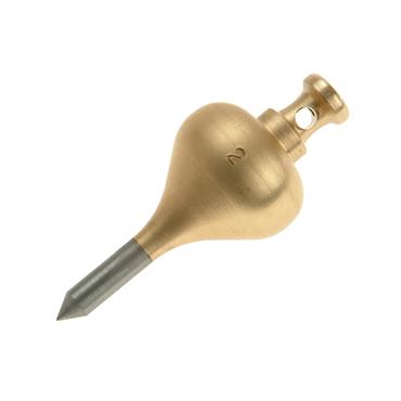 249D Brass Plumb Bob 128g (4.1/2oz) Size 2