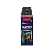 PLASTIKOTE WOOD STOVE TWIST & SPRAY BLACK 400ML
