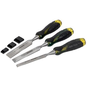 Professional Bevel Edge Chisel Set, 3 Piece