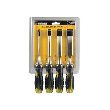 Professional Bevel Edge Chisel Set, 4 Piece