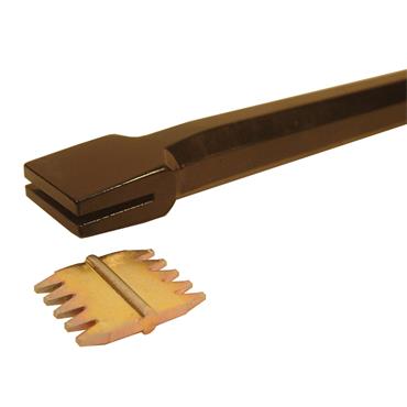 Scutch Chisel 203mm x 25mm (8in x 1in) - 19mm Shank