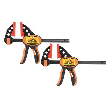 One-Handed Bar Clamp & Spreader 152mm (6in) Twin Pack
