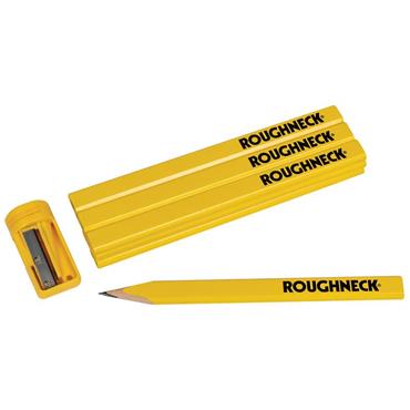 Carpenters Pencils (10) with Sharpener