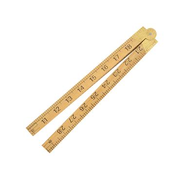 Wooden 4 Fold Rule 1m / 39in (Blister packed)
