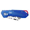 Aluminium Blue Folding Knife