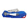 Aluminium Blue Folding Knife