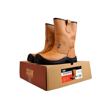 Texas Lined Rigger Boots Tan UK 6 EUR 40