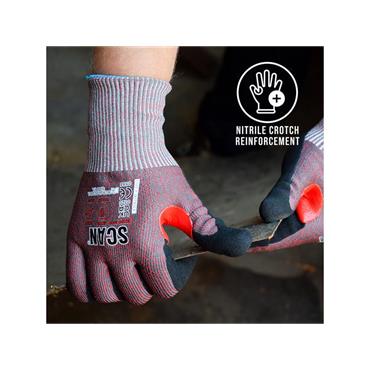 Nitrile Palm Cut F Gloves - M (Size 8)