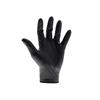 Black Heavy-Duty Nitrile Disposable Gloves Large Size 8 (Box of 100)