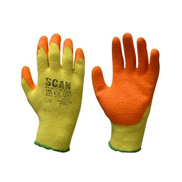 Knitshell Latex Palm Gloves - M (Pack 12) Size 8