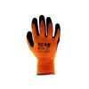Hi-Vis Orange Foam Latex Coated Gloves - XXL (Size 11)