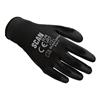 Black PU Coated Gloves - L (Size 9) (200 Pairs)